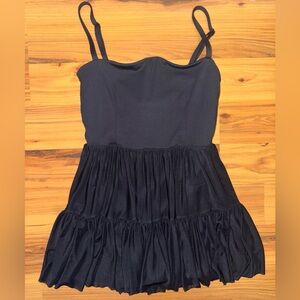 Blogilates Ballerina Active Dress Black XS Built In Shorts Athleisure